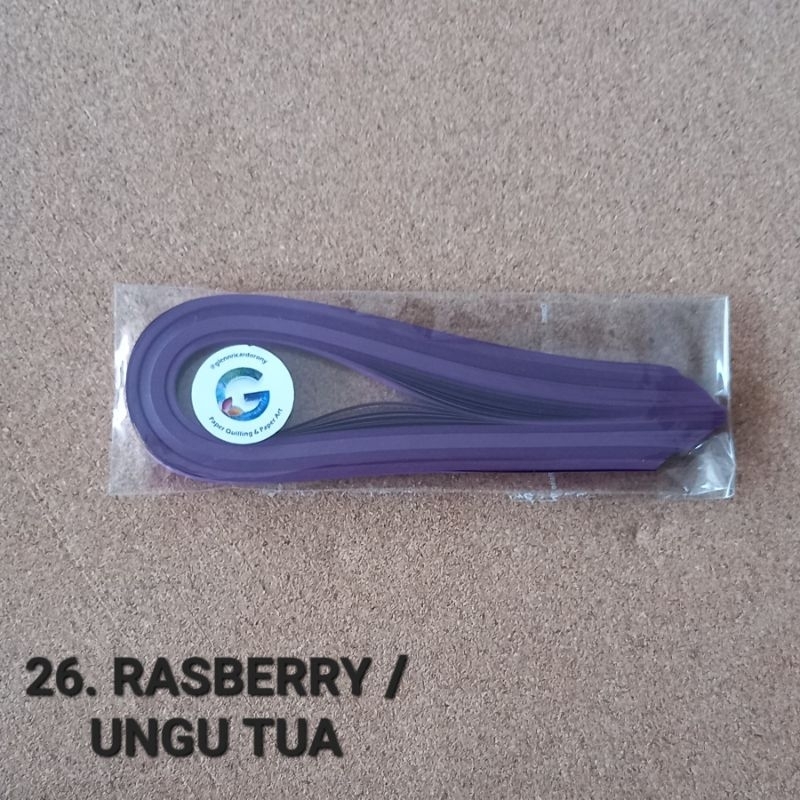 

Kertas Paper Quilling Warna Langka 1 cm x 29.7 cm x 50 lembar / 90 GSM