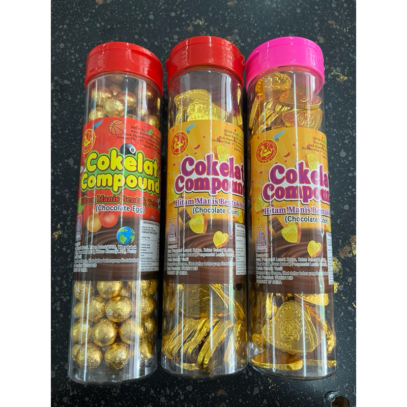 

Chen Lang Ji Cokelat Compound Hitam Manis isi 100pcs