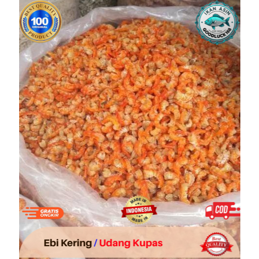 

Ikan Asin Ebi Kering Super/Daging Udang Kupas Kulit