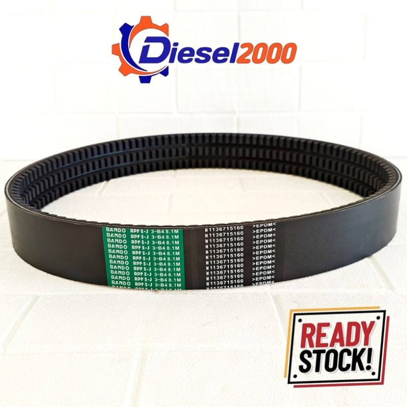 TALI KIPAS V-BELT FAN V BELT FANBELT ZX200-5G ZX210-5G ZX330-5G ZAX200-5G ZAX210-5G ZAX330-5G ZAXIS 