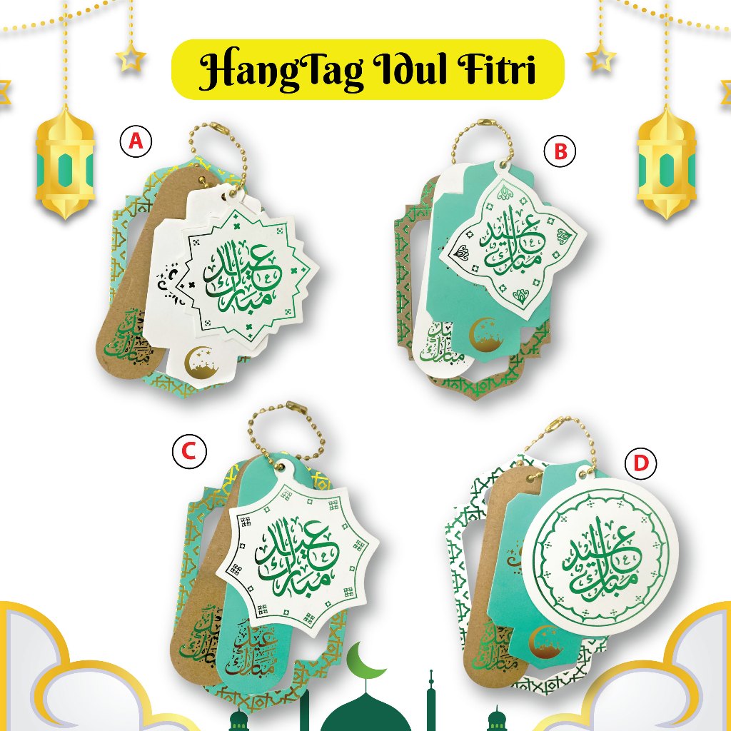 Hangtag LEBARAN - Hang Tag IDUL FITRI premium