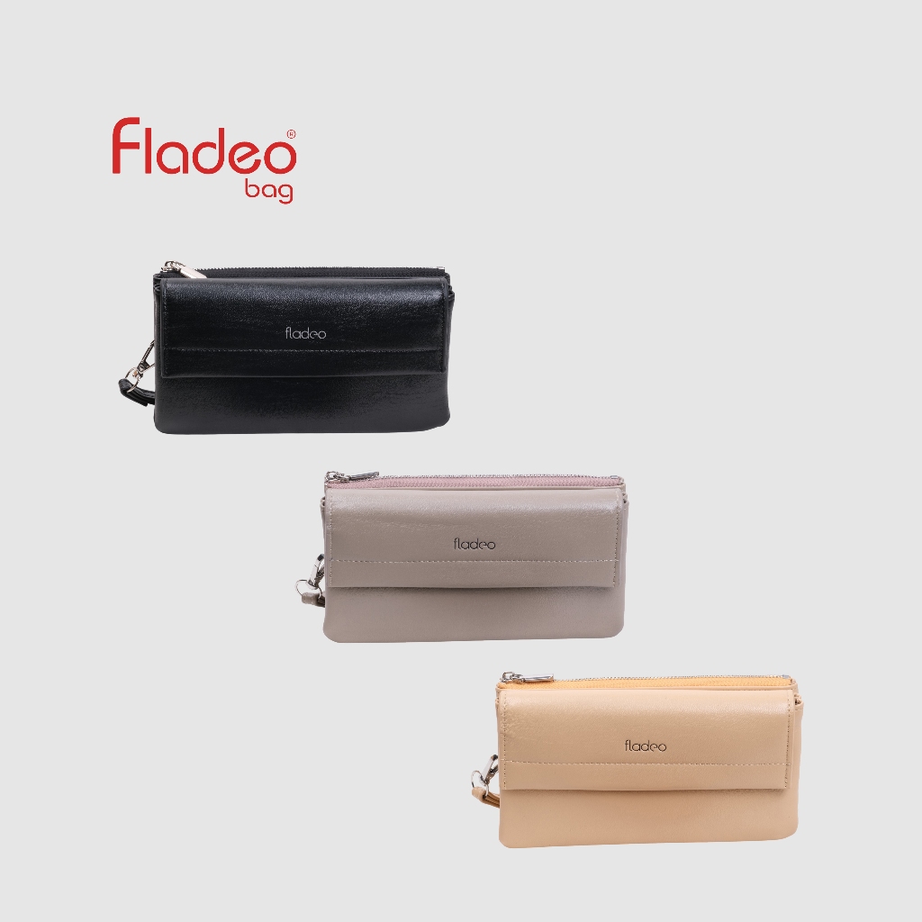 Fladeo B25/QD258-1DH/Dompet Lipat Panjang Wanita [ Flap Wallet ]
