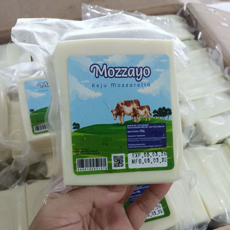 

Keju mozzarella mozzayo 250gr
