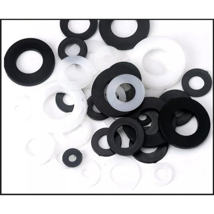 M10 Ring Nylon m10x25x2 mm for spacer screw nut mur baut 10mm plastik