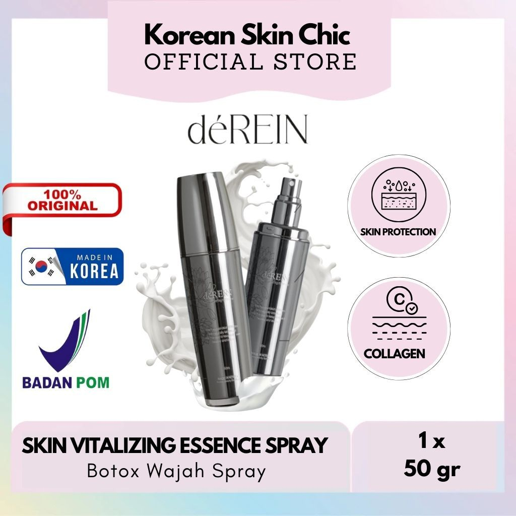 [100%ORIGINAL]DEREIN Skin Vitalizing Essence Spray Botox Wajah Spray Korea Mengencangkan Kulit Glowi