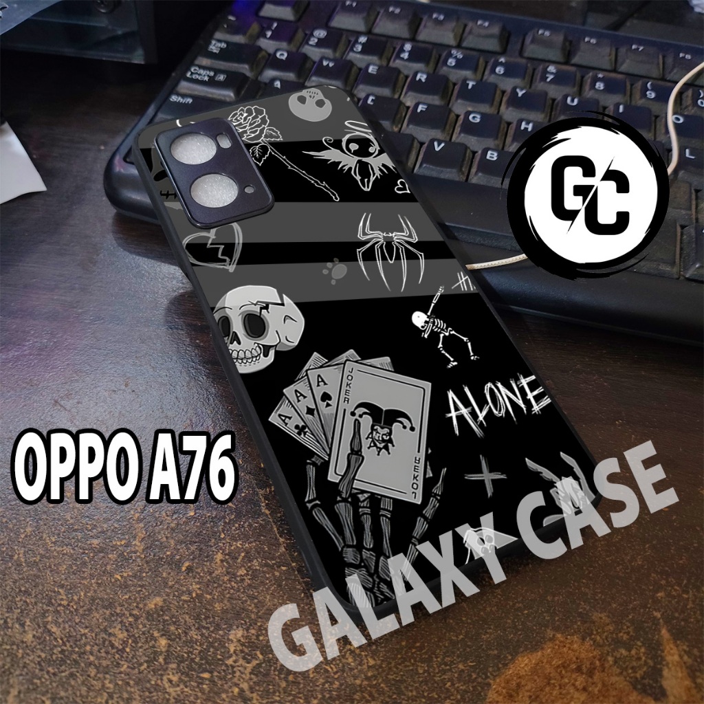 case OPPO A76/GC23/Motif COWOK/softcase glossy OPPO A76 A36/Casing OPPO A76/Case glitter/kesing