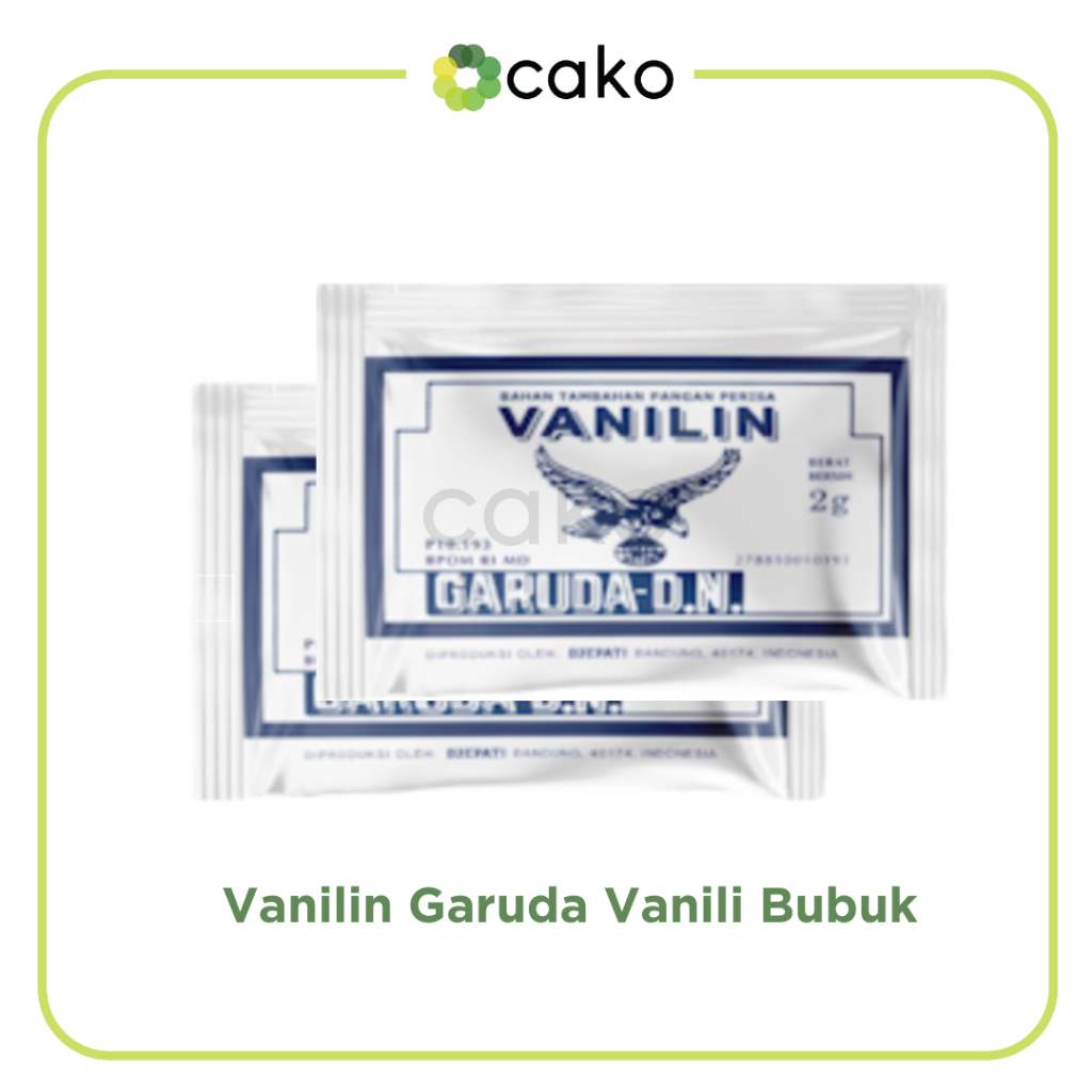 

Vanili Bubuk Garuda 2gr / Vanilin ( isi 10pcs )