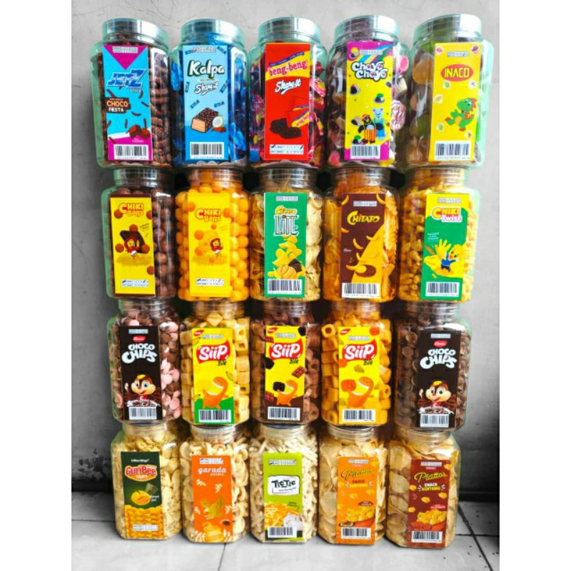 

Snacks Branded Toples 2 Ltr ( YUPI ANIMAL/BOLOCIOUS/KISS PUFF )