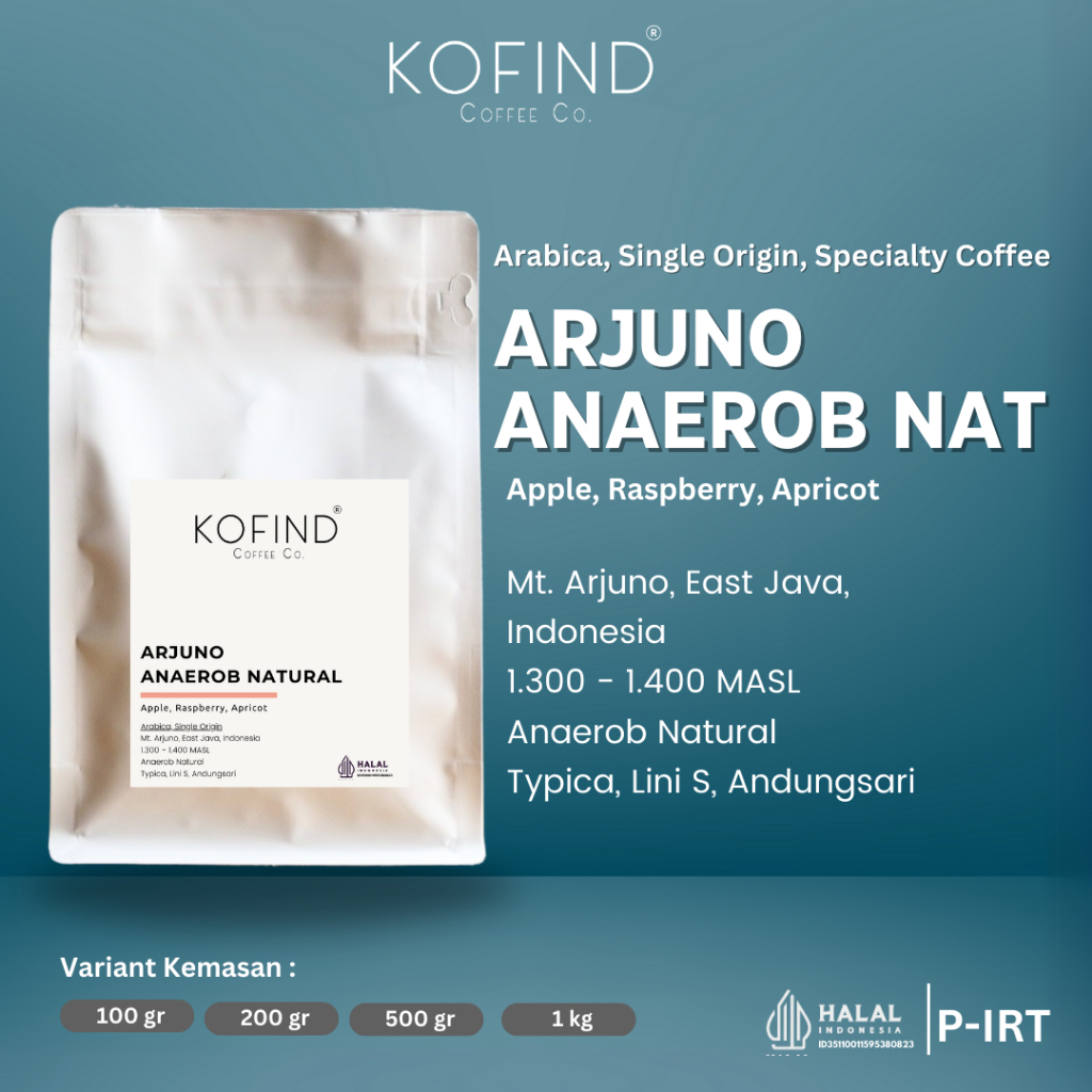 

Biji Kopi Arjuno Anaerob Natural Specialty Coffee Manual Brew