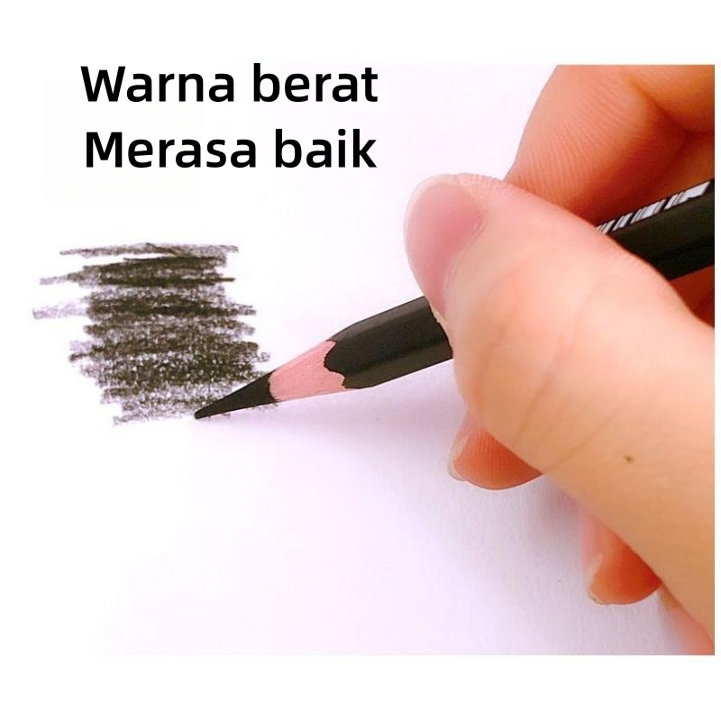 

6pcs Pensil Sketsa Arang Charcoal Pencil/Sketch Pensil/Sketsa Arang Seni