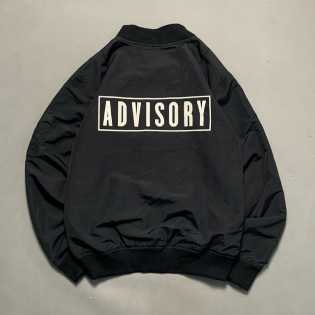 Bomber jacket advisory