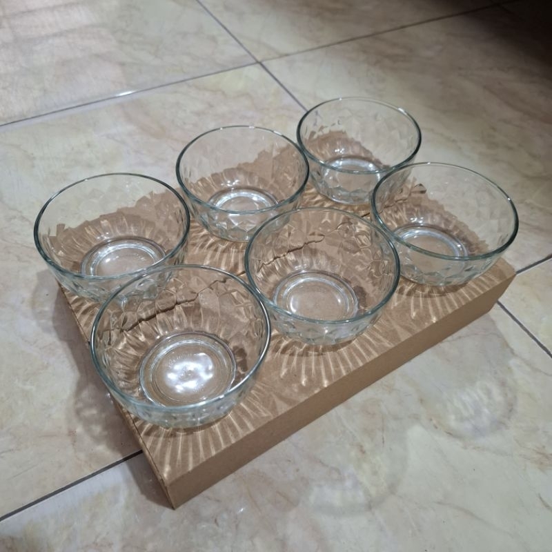 Mangkok cuka sambal beling/Mangkuk kecil kaca