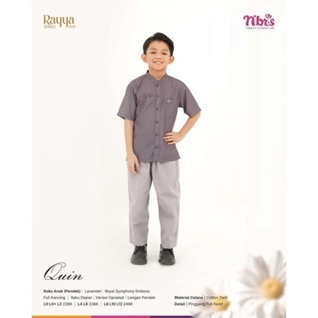 RAYYA SERIES QUIN KOKO LAVENDER ANAK SARIMBIT NIBRAS TERBARU / KOKO QUIN LAVENDER KOKO ANAK NIBRAS /