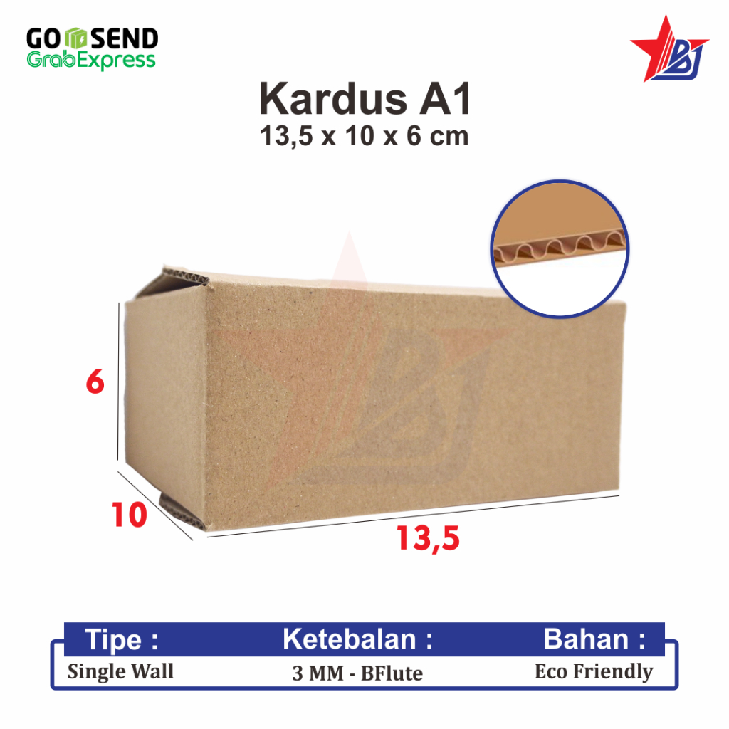 

( minimal 100 pcs) KARDUS BOX KARTON PACKING DUS A1 POLOS 13.5 CM x 10 CM x 6 CM