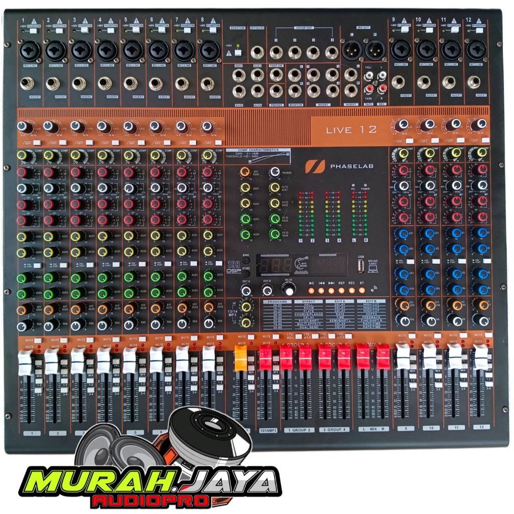 MIXER PHASELAB LIVE 12 mixer audio