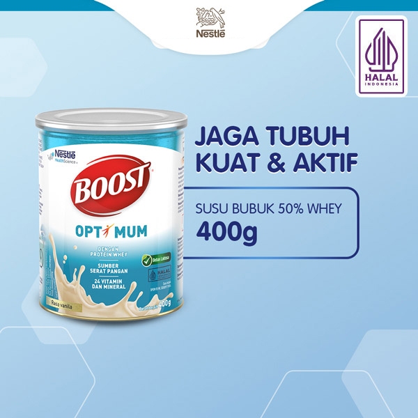 

Nestle Boost Optimum 400gr - Nutrisi Tambahan untuk Masa Pemulihan