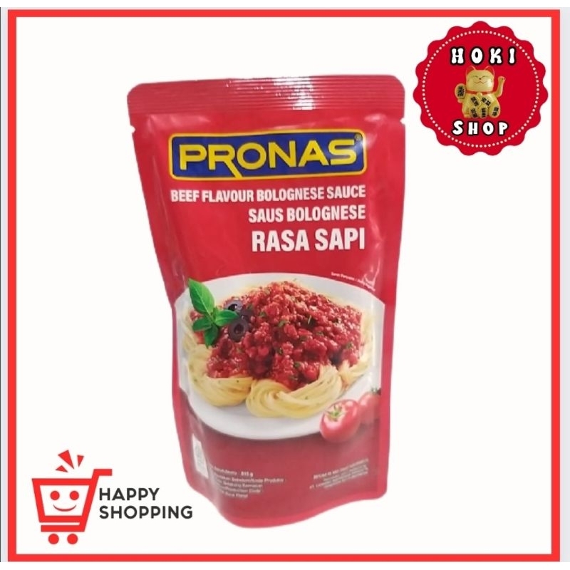 

Pronas Saus Spagetti Bolognese Beef 315gr / Pronas Saus Bolognese Beff / Pronas Bolognese
