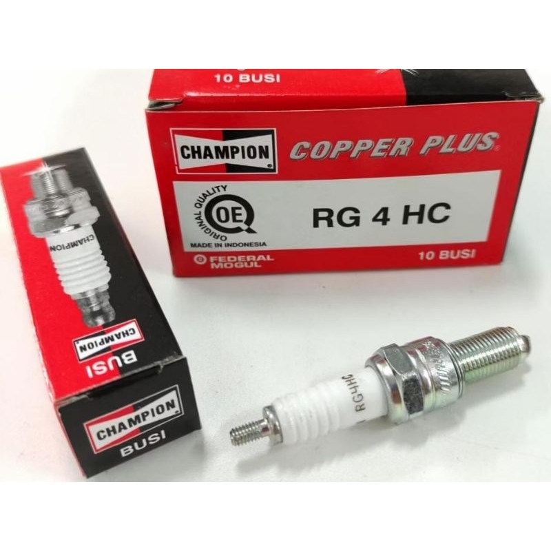 BUSI CHAMPION ORI RG4HC KARISMA SUPRA X125 REVO 110 JUPITER MX VIXION XEON NMAX LEXI AEROX 155 SATRI