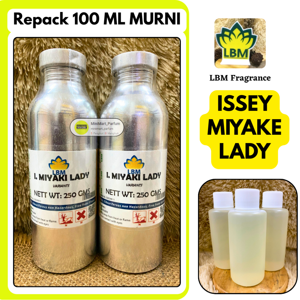 Bibit Parfum Cwe Issey Miyake Lady ( 100 ML MURNI ) LBM Fragrance