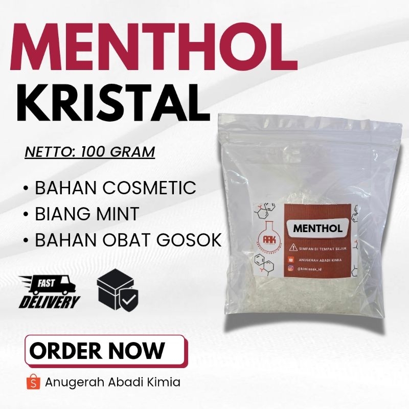 Menthol Crystal / Mentol Kristal 100 Gram