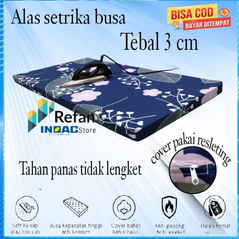 Alas setrika busa inoac 3cm.Alas setrika inoac .Alas gosok.Alas gosok busa inoac.Alas setrika busa i