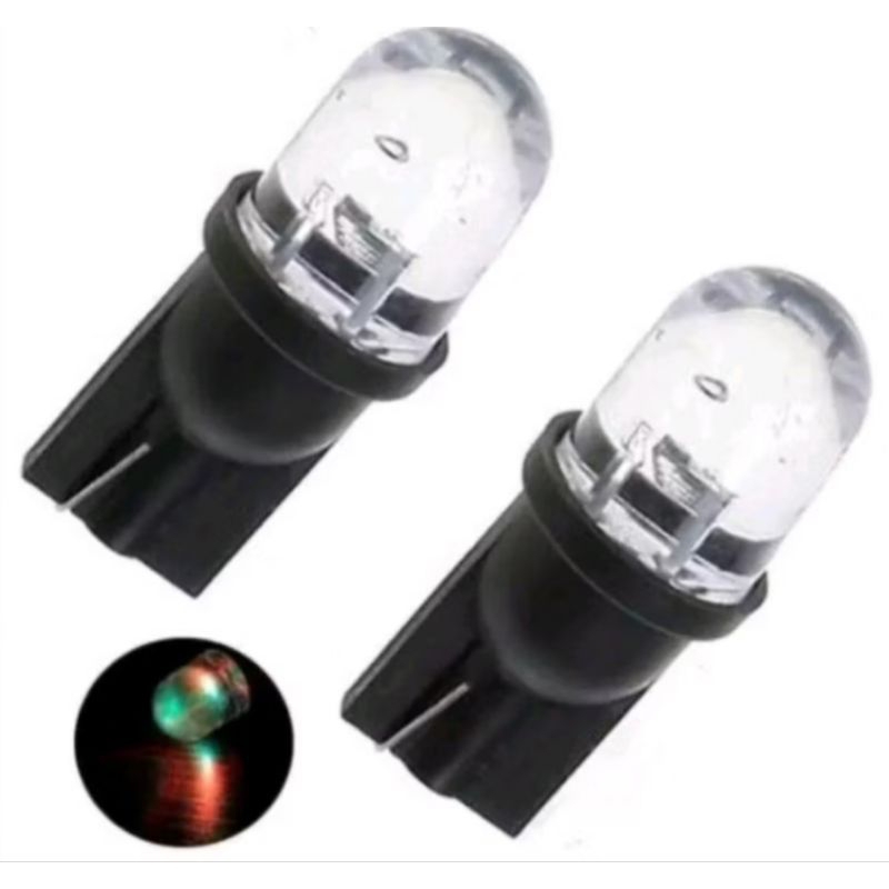 Cod Lampu Led Sen Senja Colok T10 Lampu Sen 7 Warna RGB Kedip