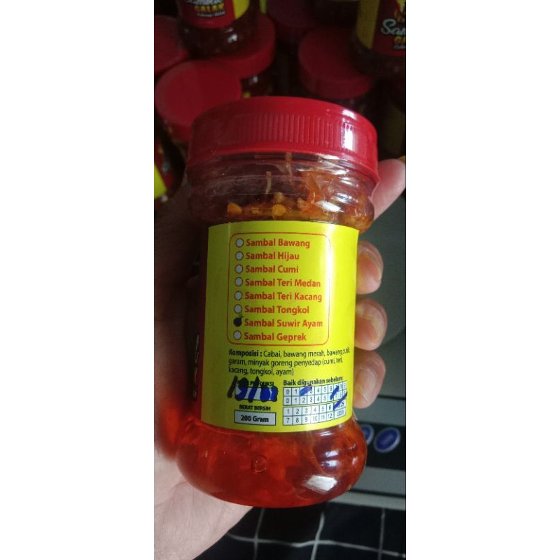 

sambal ayam suwir galak