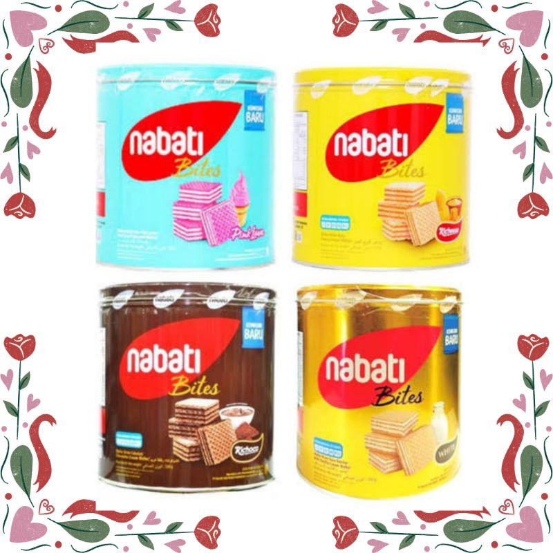 

Nabati Bites Wafer Kaleng Rasa Cokelat Krispy/Keju Krispy/Susu Vanila 287GR