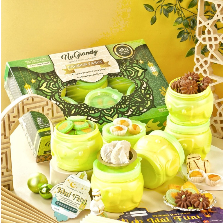 

Nugrandy Premium Fancy - 6 Toples Cookies Toples Reuse