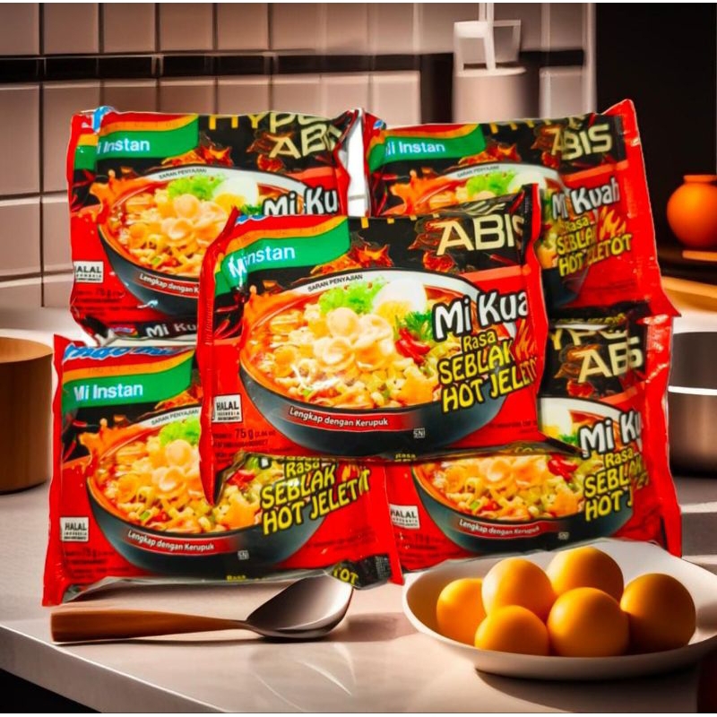 

(COD) Beli 5 Lebih Hemat Hype Abis Indomie Rasa Seblak Hot Jeletot 75 gram 5 pcs