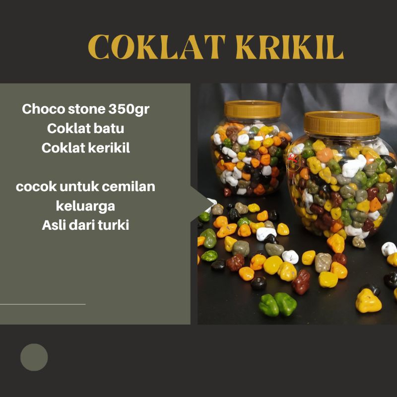 

Coklat batu kerikil turki 350gr coklat arab original oleh oleh umroh