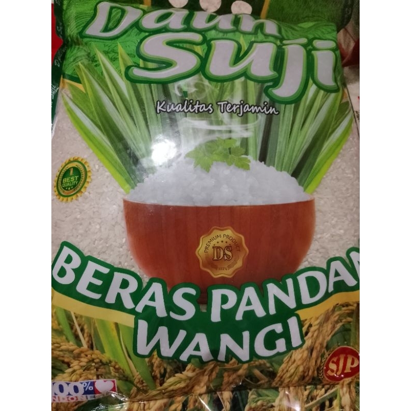 

beras daun suji mekar punel