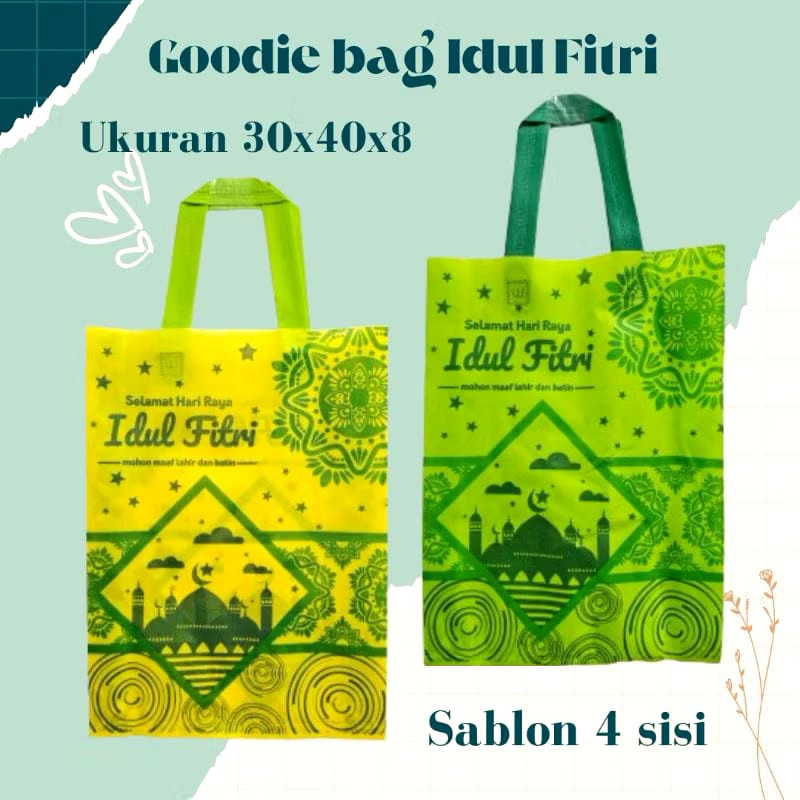 

GOODIE BAG TAS HAMPERS 30x40x8CM SABLON 4 SISI