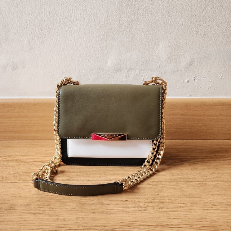 MK Jade XS Tricolor Leather Crossbody Bag Original Preloved