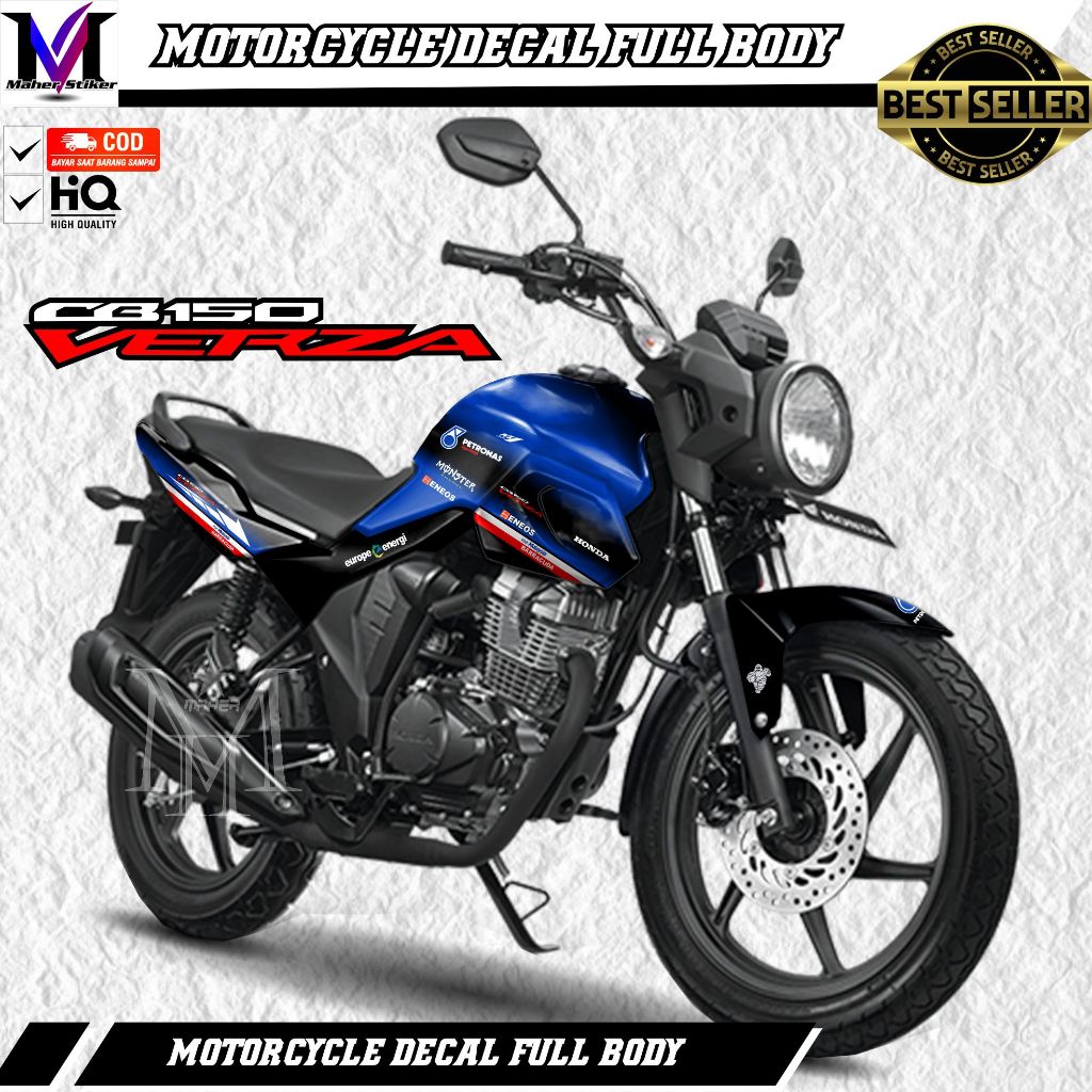 Decal Full Body CB Verza  Stiker Cb Verza Variasi Petronas