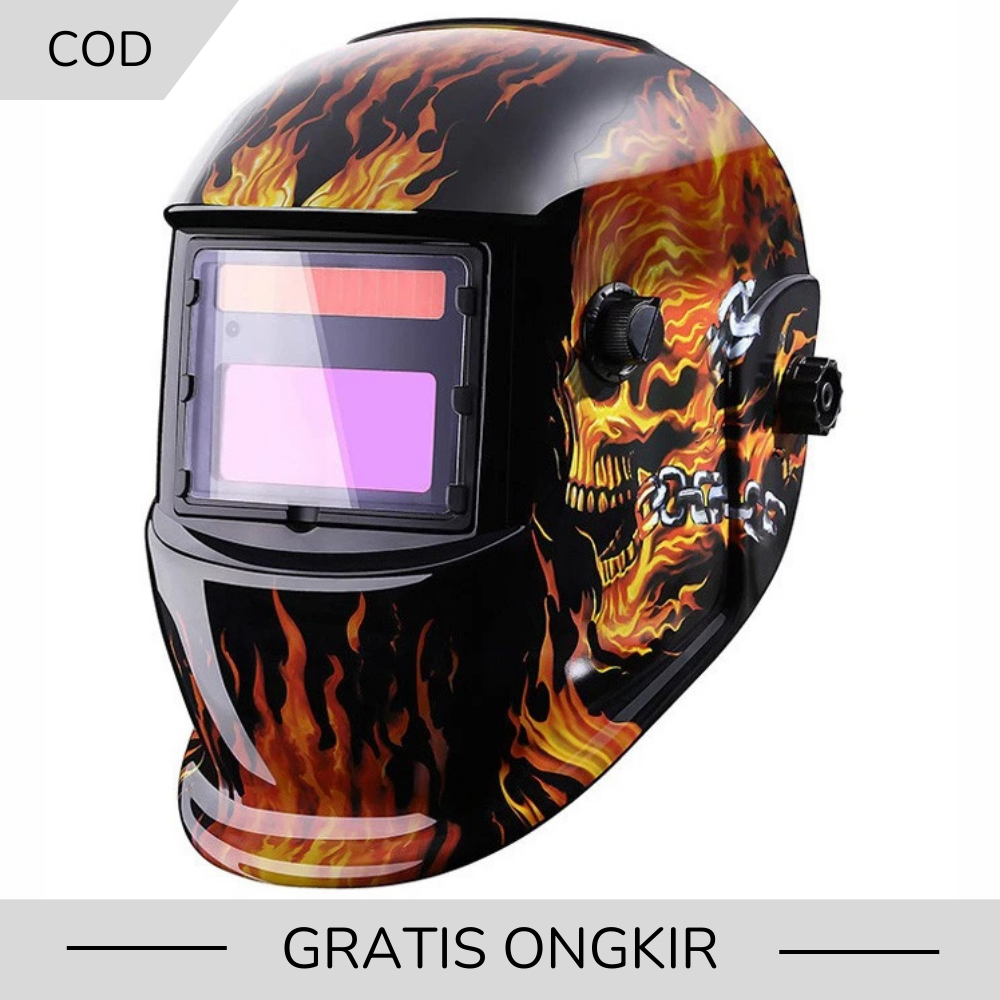 Helm Las Otomatis Auto Darkening Welding Helmet