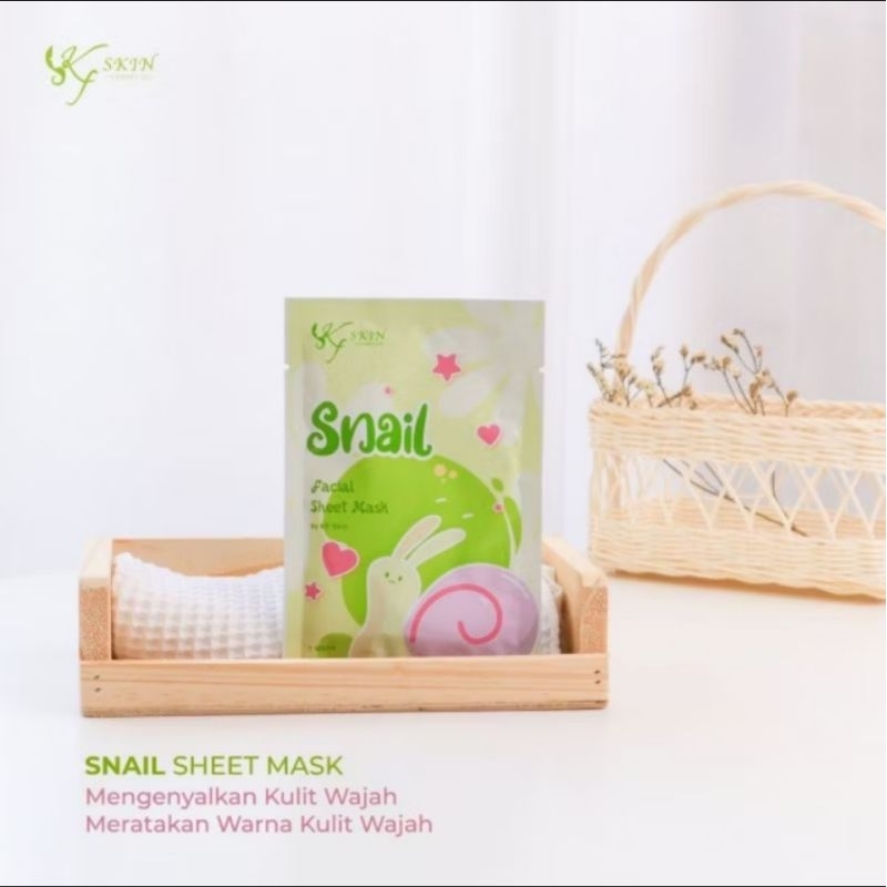 KF SKIN FACIAL SHEET MASK/Sheet Mask Kf Skin Beauty/Masker Wajah Kf beauty