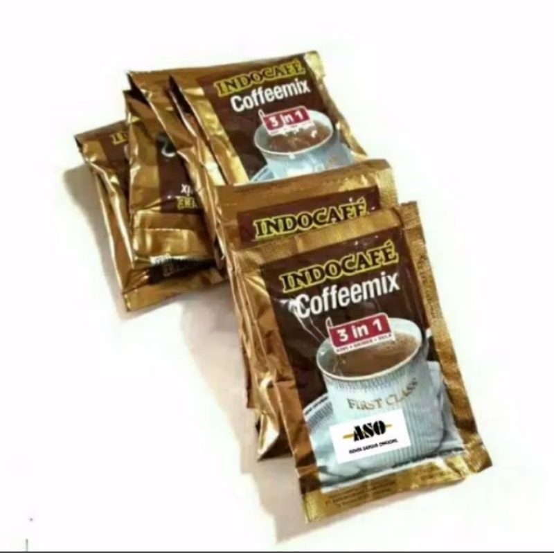 

INDOCAFE COFFEEMIX 3 in 1 kopi instans 1 renceng