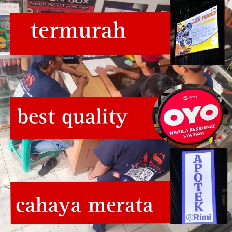neon box outdoor