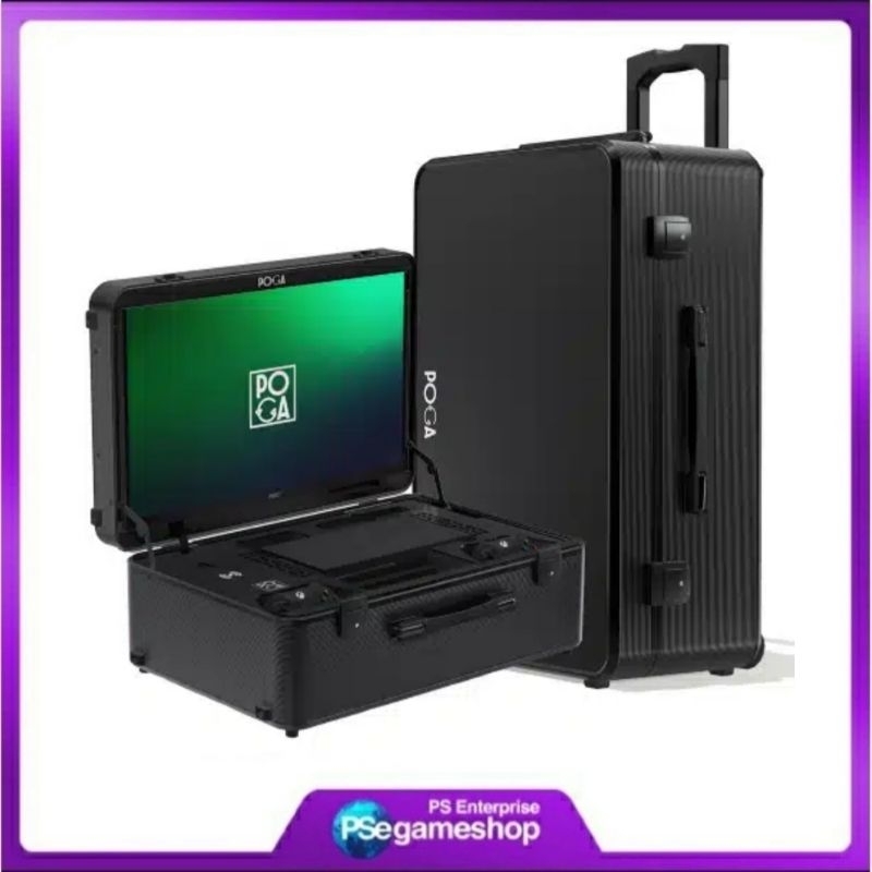 POGA SLY Xbox Series X Premium Portable Console Travel Case included Trolley and 24”/Black