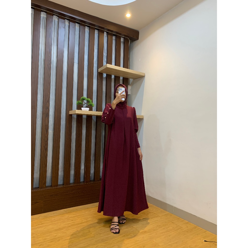 Gamis Kondangan Ibu Ibu Pkk Terbaru Lebaran 2026 Pakaian Gmis Cewe Bj Gamies Elegan Fashion Gamiz Mo