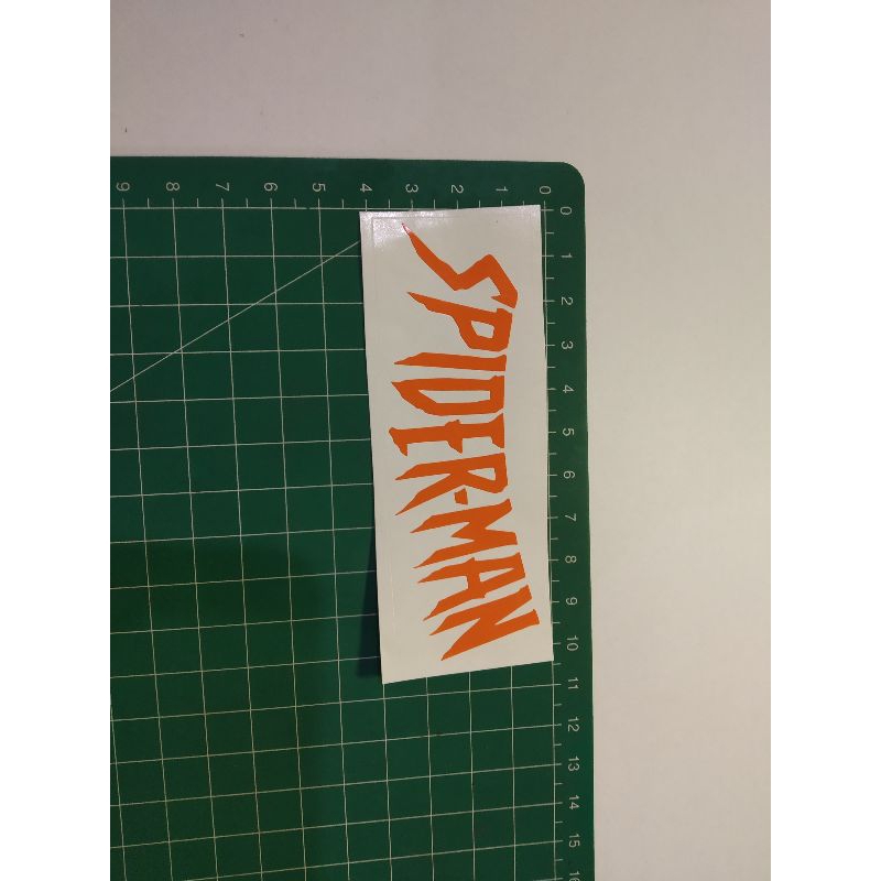 

stiker cutting spiderman