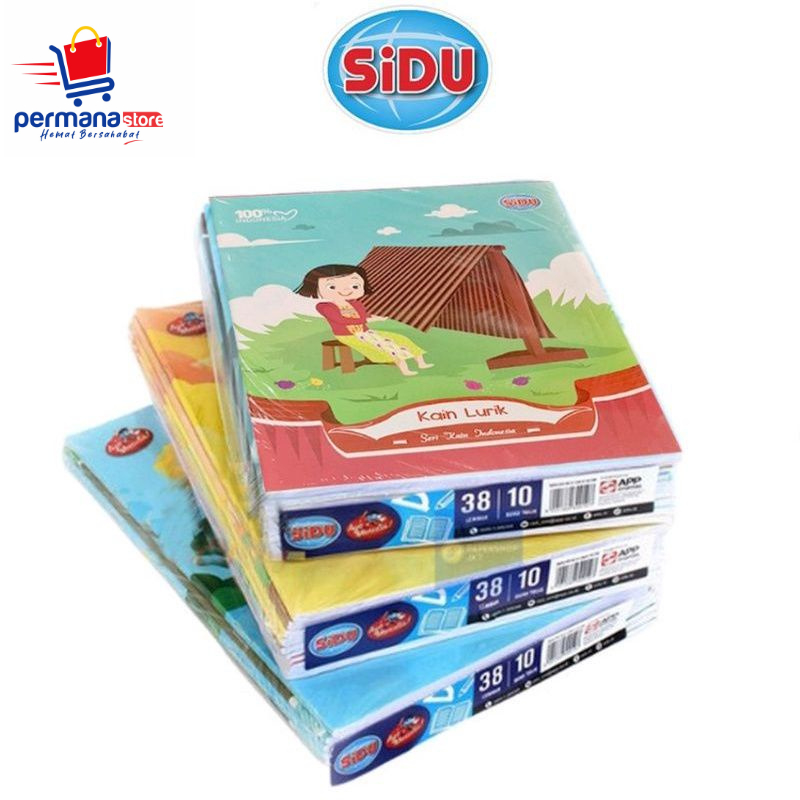 

Buku Tulis SIDU 38 Lembar ( PACK = 10 BUKU )