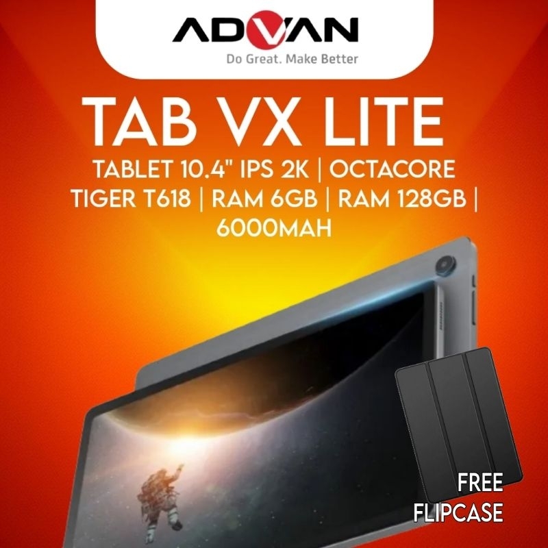 Advan Tab VX Lite 6/128 Unisoc Tiger T618 Tablet Advan VX Lite Tablet VX Lite dan Tab VX Neo 4/128G