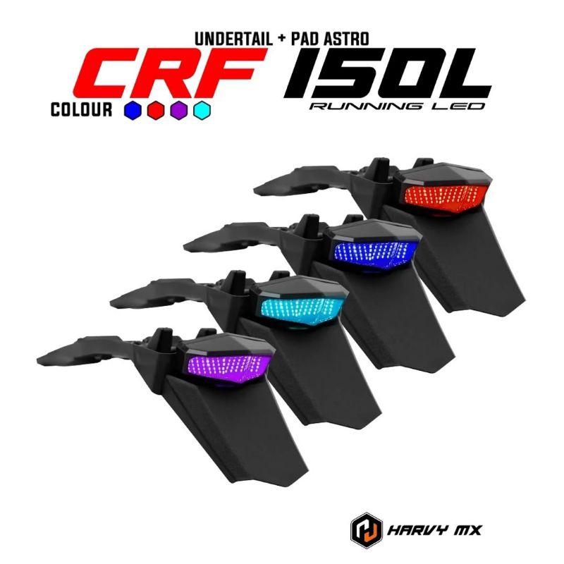 Spakbor Belakang Undrtail Lampu Stolamp Astro led Running led CRF 150 L KLX 150 Bf dtracker + pad da