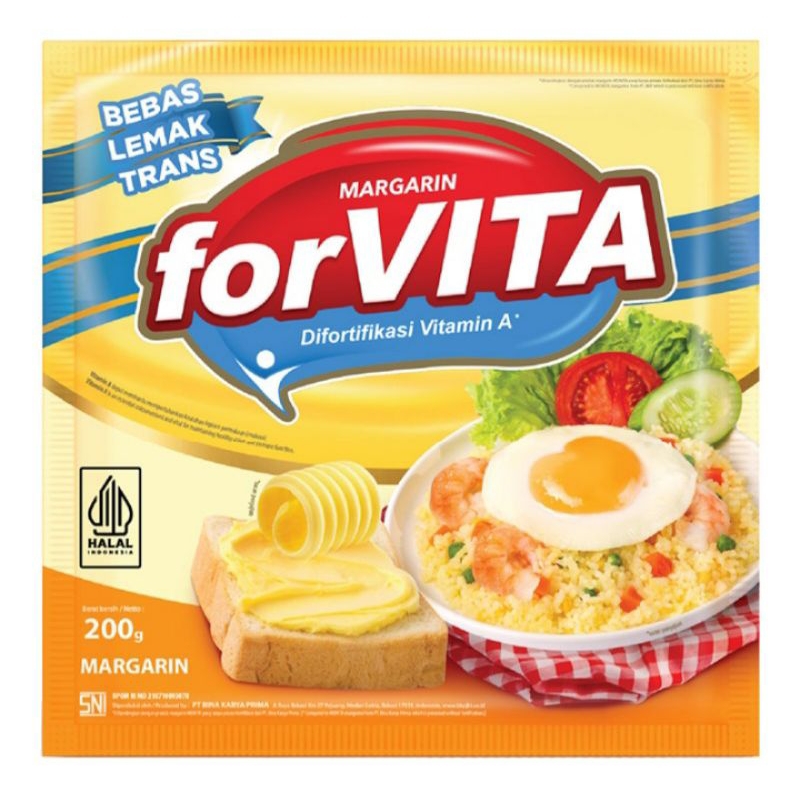 

MARGARIN - ForVITA Margarin Serbaguna Sachet 200gr