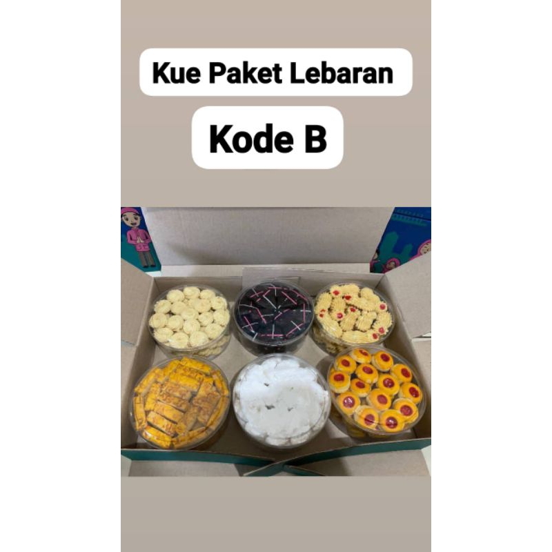 

kue paket lebaran isi 6 paket B