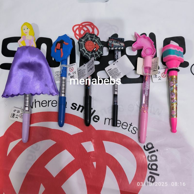 

Smiggle Minnie Mouse / Minecraft / Birthday Novelty Pop Pen ori Store