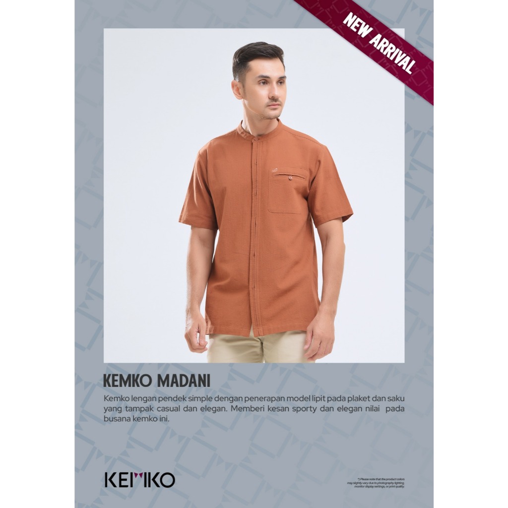 Kemko Madani | Kemeja Koko Rabbani | Koko Lengan Pendek | Kemeja Lengan Pendek | Koko Rabbani | Koko