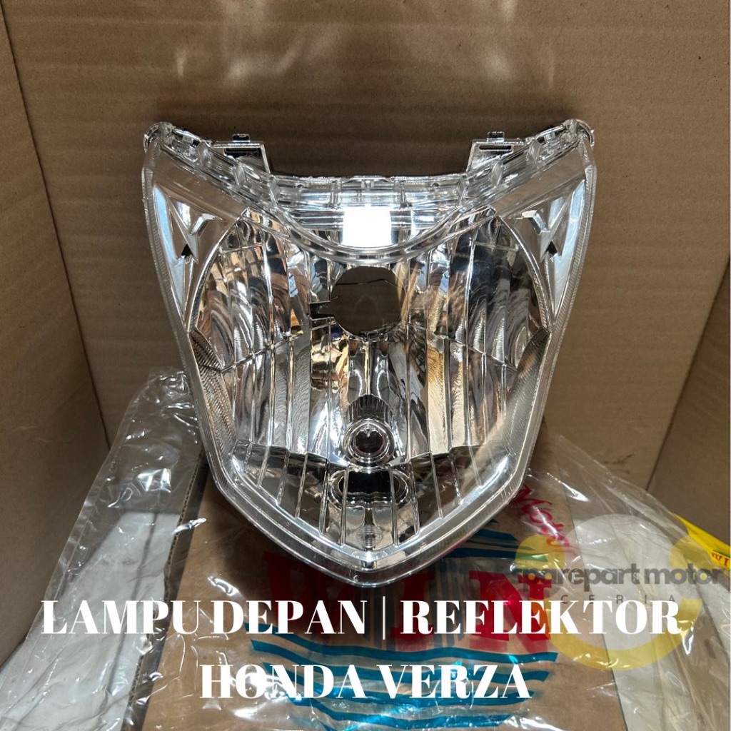 SPAREPART MOTOR | REFLEKTOR LAMPU DEPAN HONDA VERZA WIN ORIGINAL